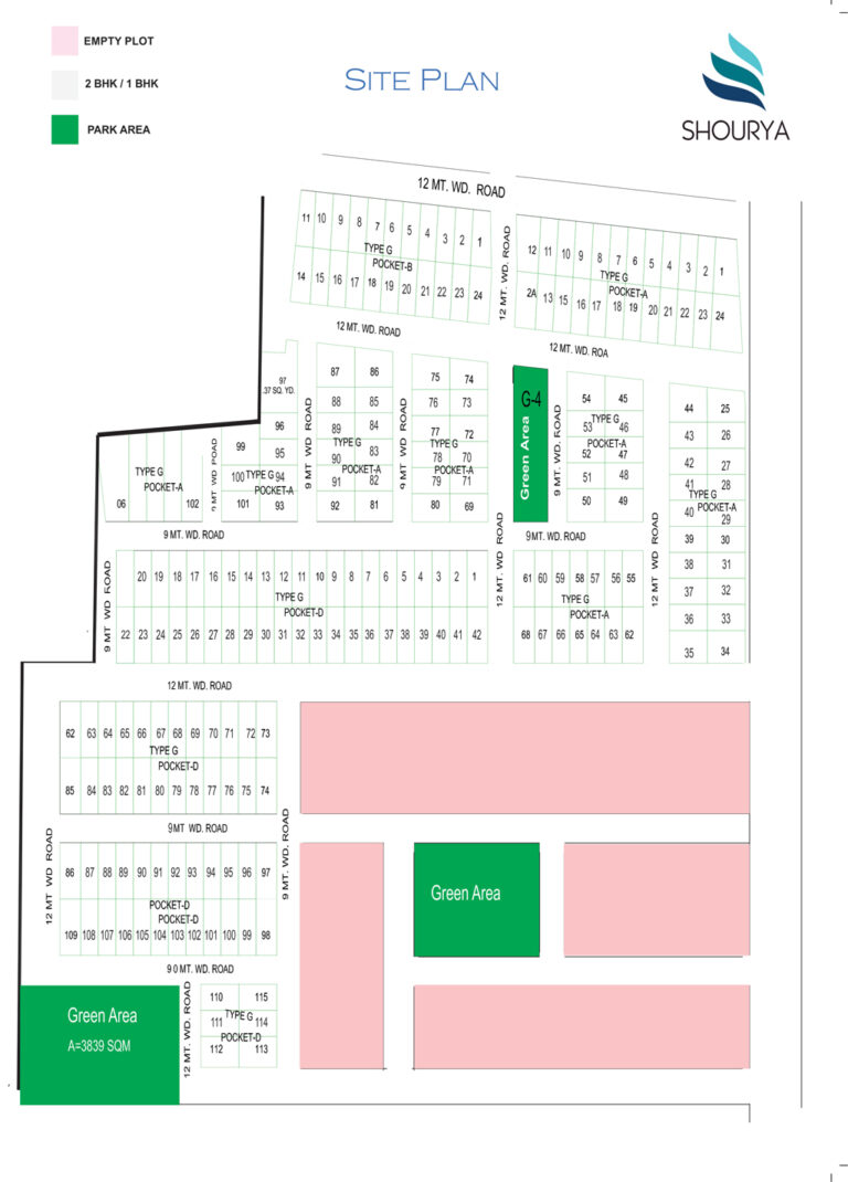Site Plan Residential Plots, Authority Approved Plot. This is not